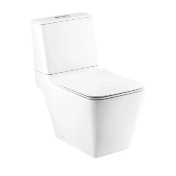 COTTO Simply Modish White Dual Top Flush Toilet Suite